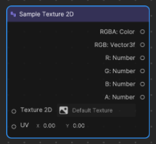 sample 2d texture node