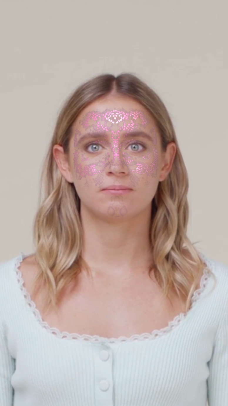3d face mask example with lighting resources