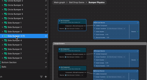 associate visual scripting