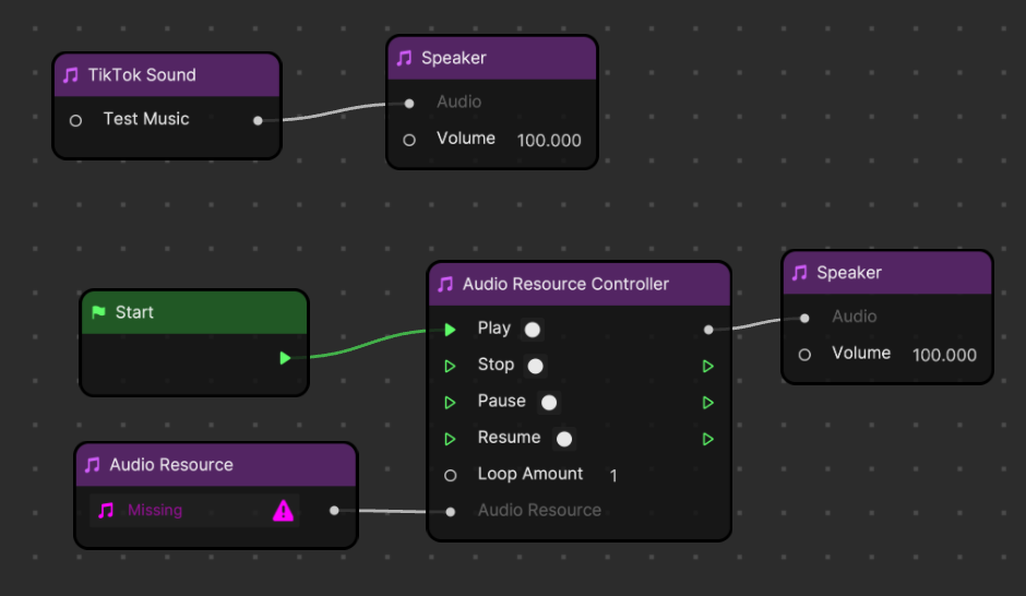 connect to audio resource controller