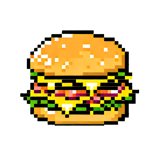 cheeseburger pixel