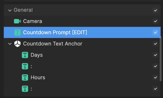 countdown prompt