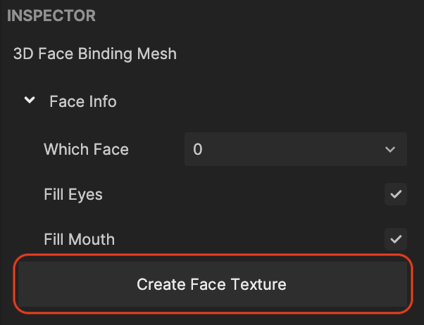 create face texture