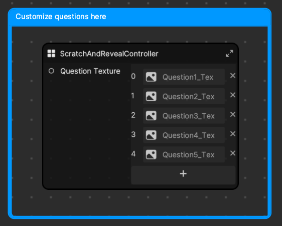 customize questions subgraph
