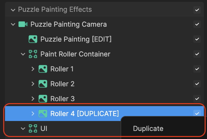 duplicate paint roller