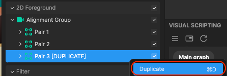 duplicate pair