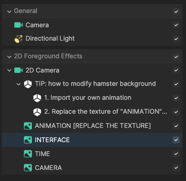 video call hamster hierarchy