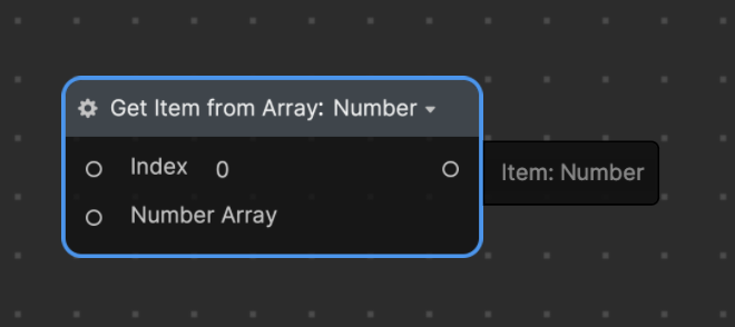 get item from array