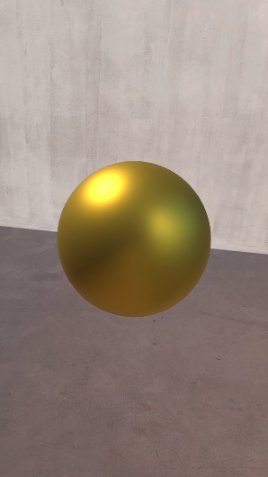 preview of gold sphere