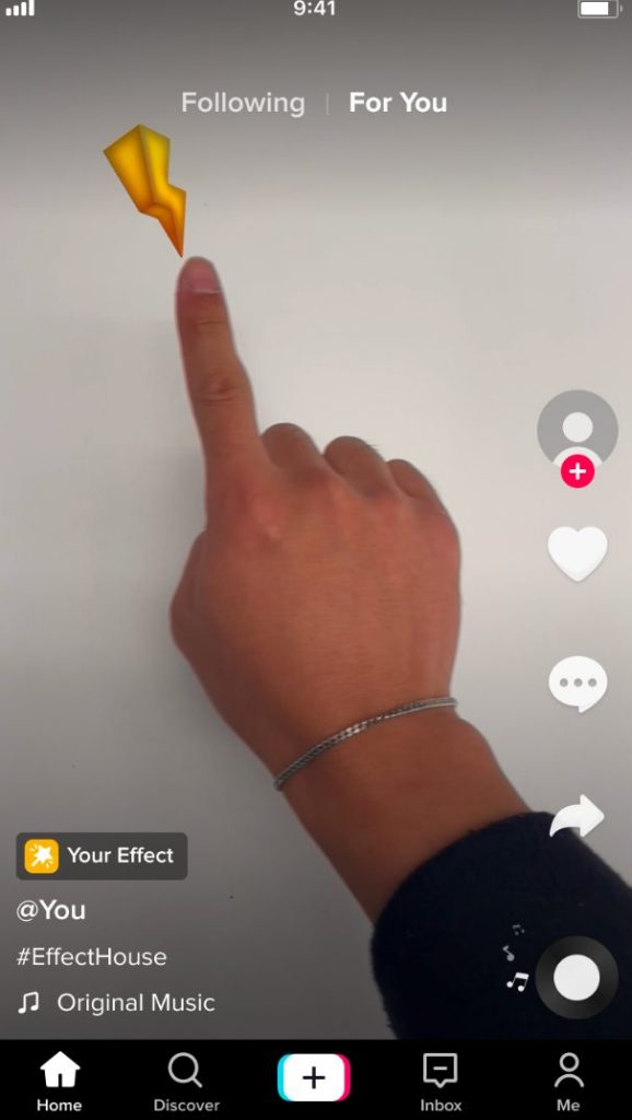 hand gesture demo