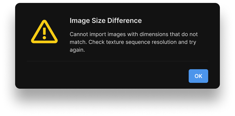 image size difference