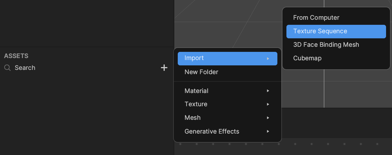 import texture sequence