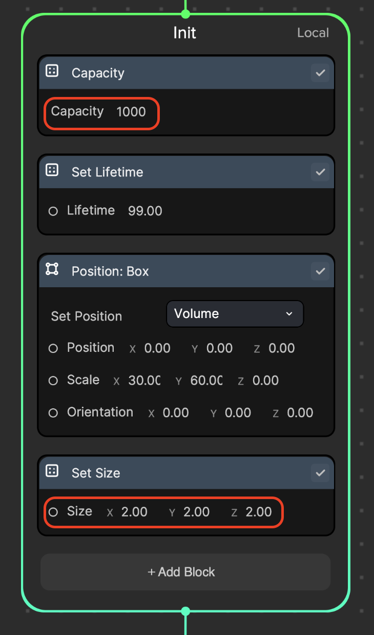 init logic update