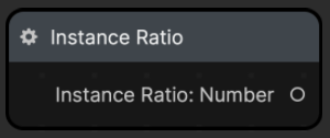 instance ratio node