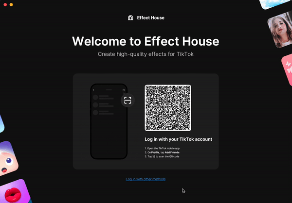 log into effect house