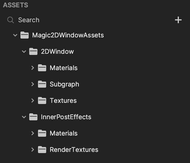 magic 2d window assets