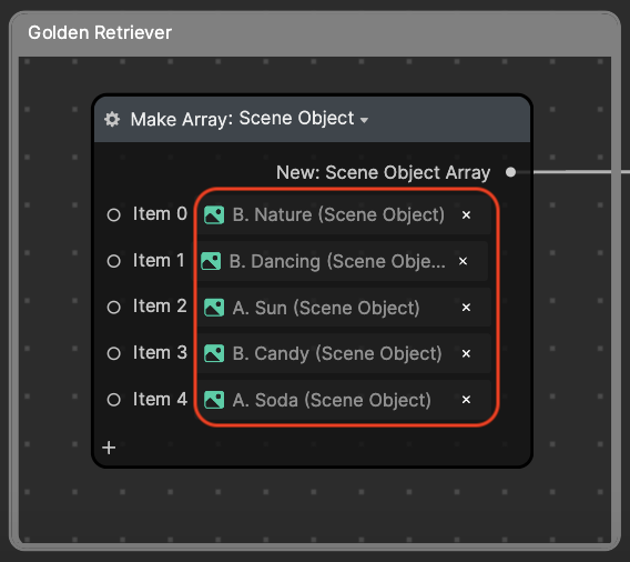 make array node