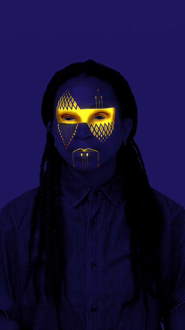 neon mask