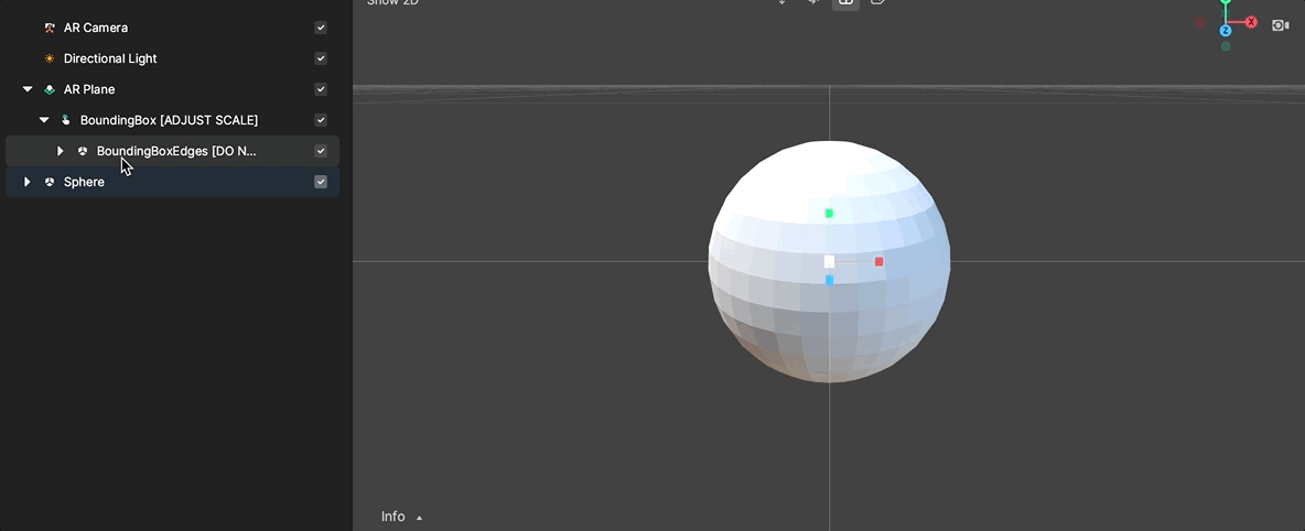 scale the bounding box up