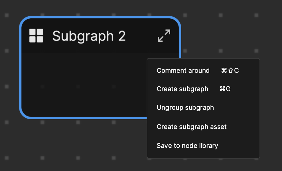 subgraph options