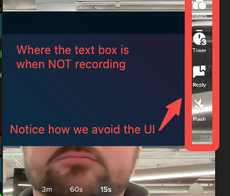 textbox not recording