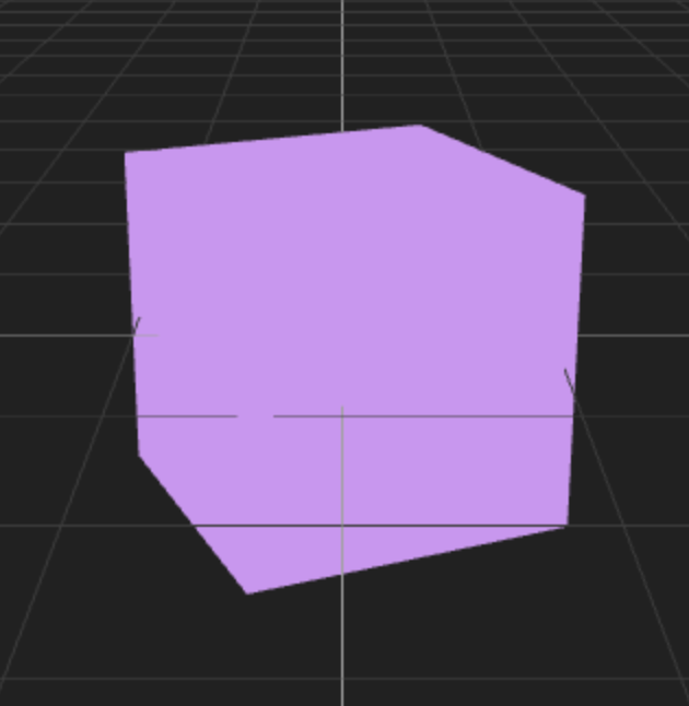 unlit cube